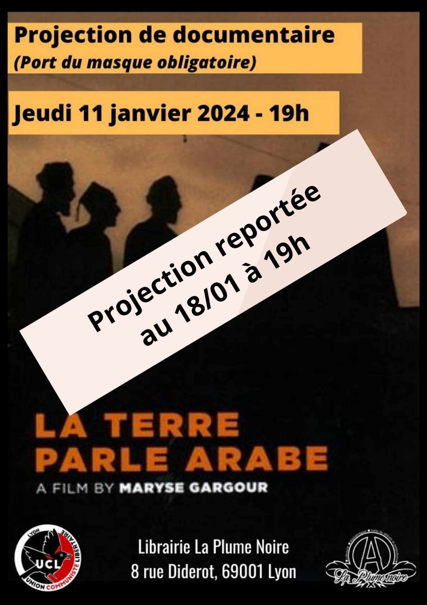 Projection de « La Terre parle Arabe » de Maryse Gargour le 18 janvier à 19 h
